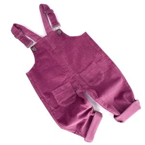 Custom Toddler Spring Autumn Unisex Boys Girls 100% Cotton Corduroy Overalls Baby Casual Outdoor Clothing