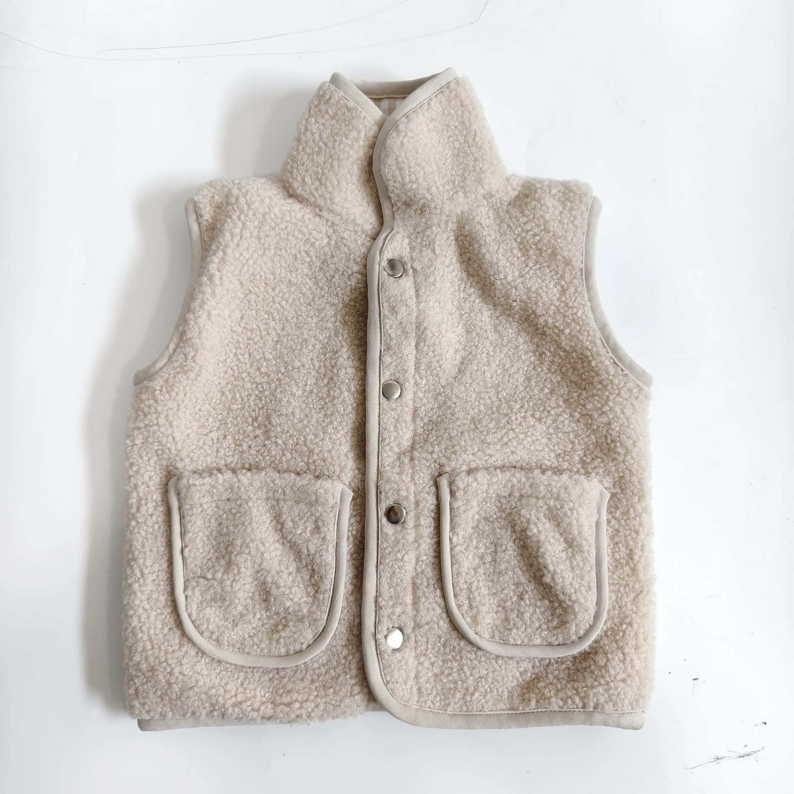 OEM Popular Toddler Puffer Vest Boys Girls Fleece Vest Puffy Toddler Boy Sleeveless Jacket Coat - Image 2