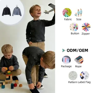 Wholesale Casual Solid Jersey Cotton Custom Color Short Sleeve Breathable Acid Washing Shirt Baby Clothing