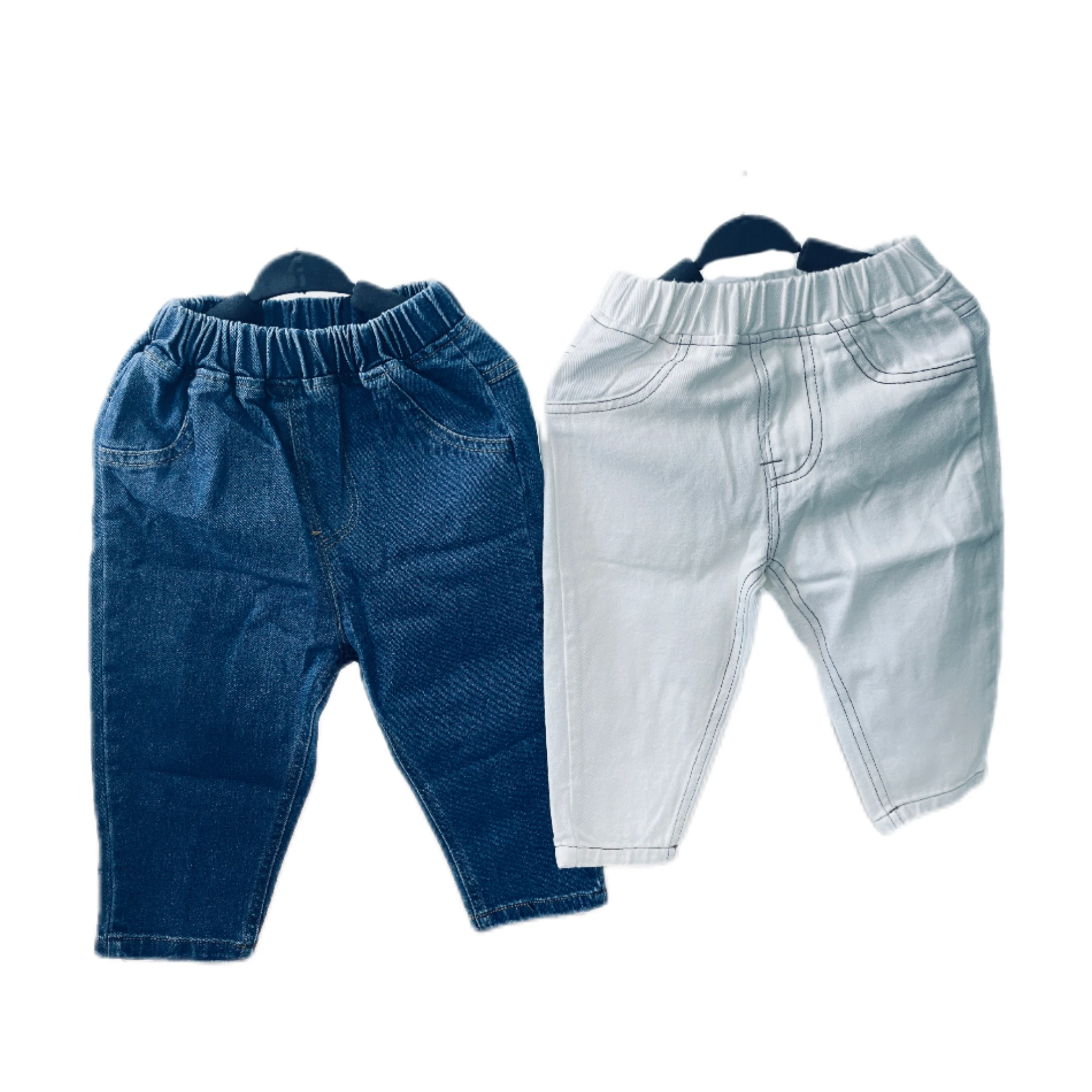 Wholesale New Style Boys Jeans Solid Color Spring and Autumn Clothes Children Pants Casual Clothes - Image 2