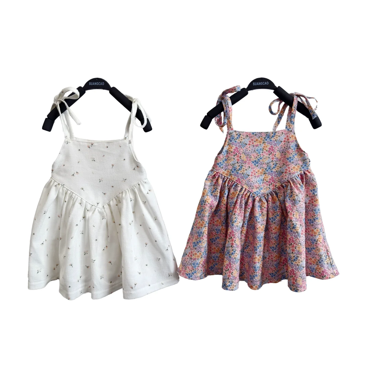 High Quality Muslin/crepe Cotton Girl Dresses for Summer Digital Printing Ruffle Sleeve Knee-Length Styles - Image 6