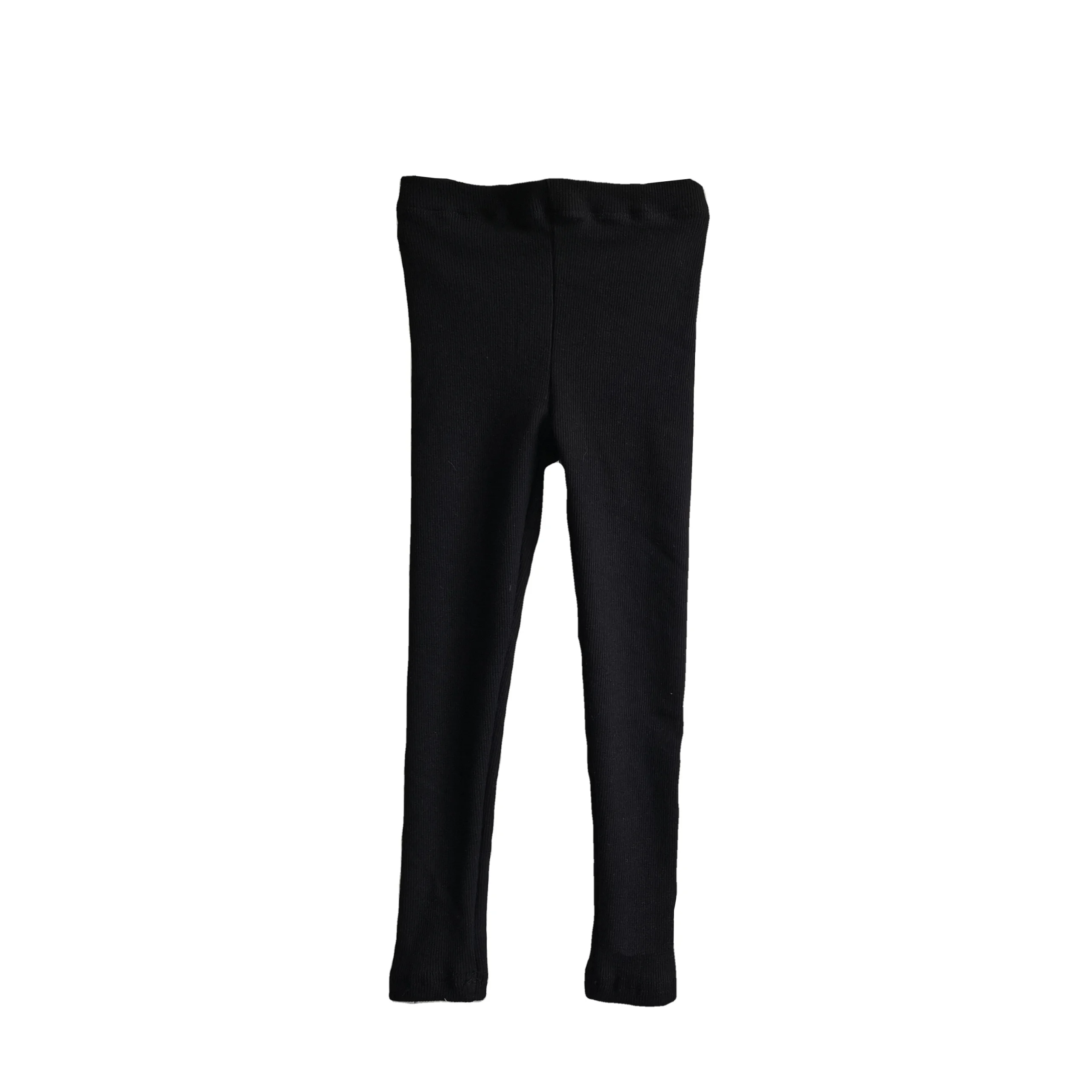 Girl Ribbed Leggings Spring Autumn Causal Elastic Stretch Tights Kids Long Straight Leg Pants - Image 6