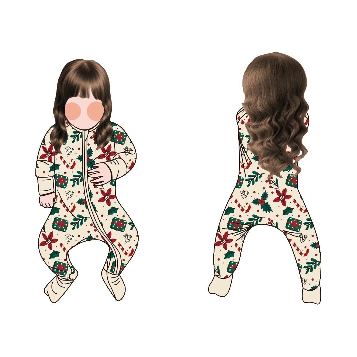 Summer Kids' Bamboo Fiber Climbing Suit Long-Style Design with Bright Novel Energy Full of Vitality Individuality for Babies - Image 2