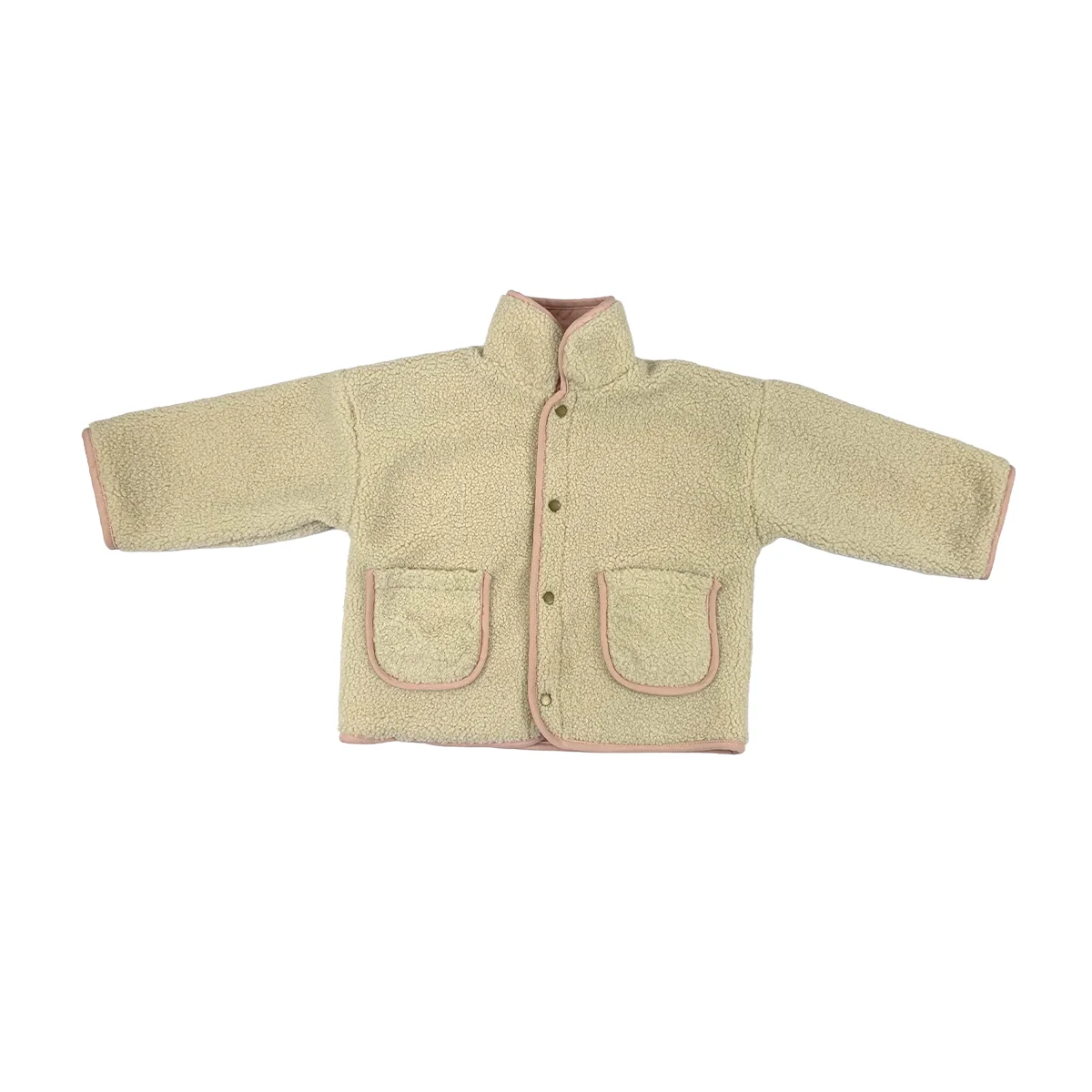 Unisex Winter Sherpa Teddy Bear Parka Handmade Soft and Warm Casual Outwear for Kids Girls Coats & Outwear - Image 5