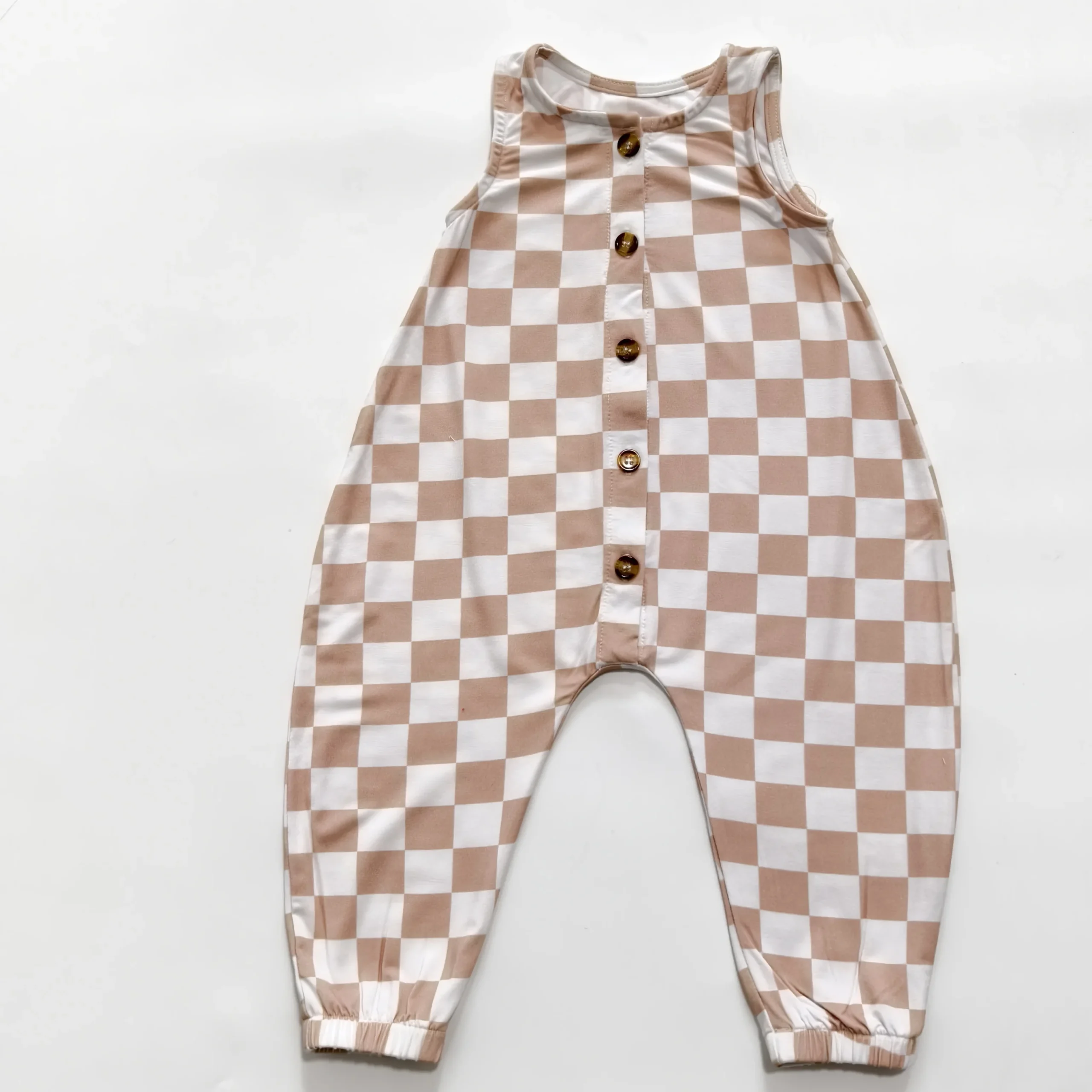 Dynamic and Fashionable Summer Kids' Pajamas Close-Fitting and Soft Bamboo Fiber Rompers Short-Style Design - Image 4