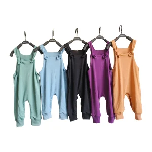 Baby Girls Boys Romper Bamboo French Terry Sleeveless Jumpsuit Newborn Cute Clothes Baby Outfit