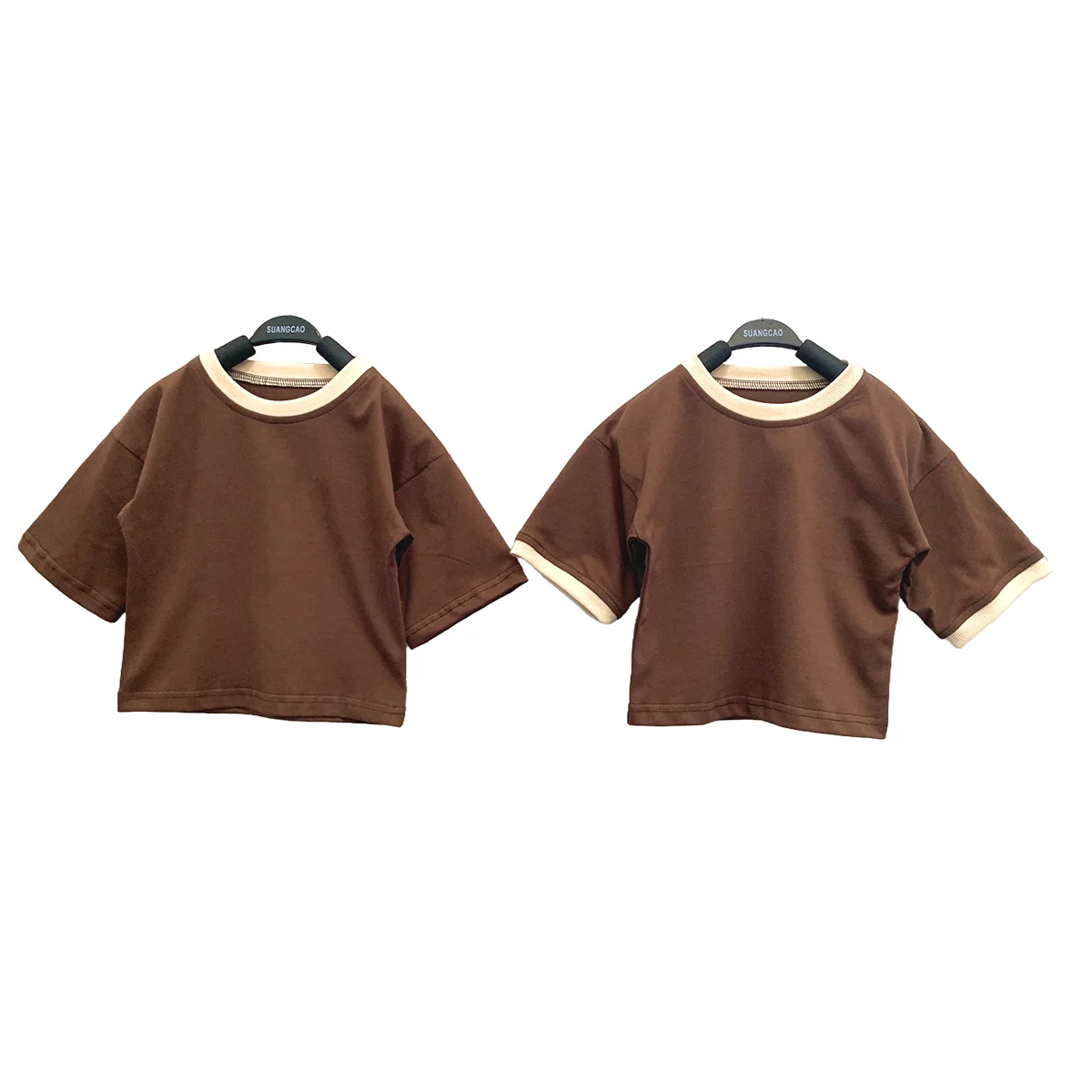 Custom Unisex Kids T-shirt Stylish Summer Oversized Short Shirt Toddler Cotton Plain Tee