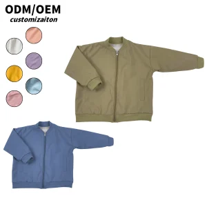 Customized All-Polyester Coat for Kids Long-Style Design Windproof & Warm Easy to Clean Baby Jackets & Outwear