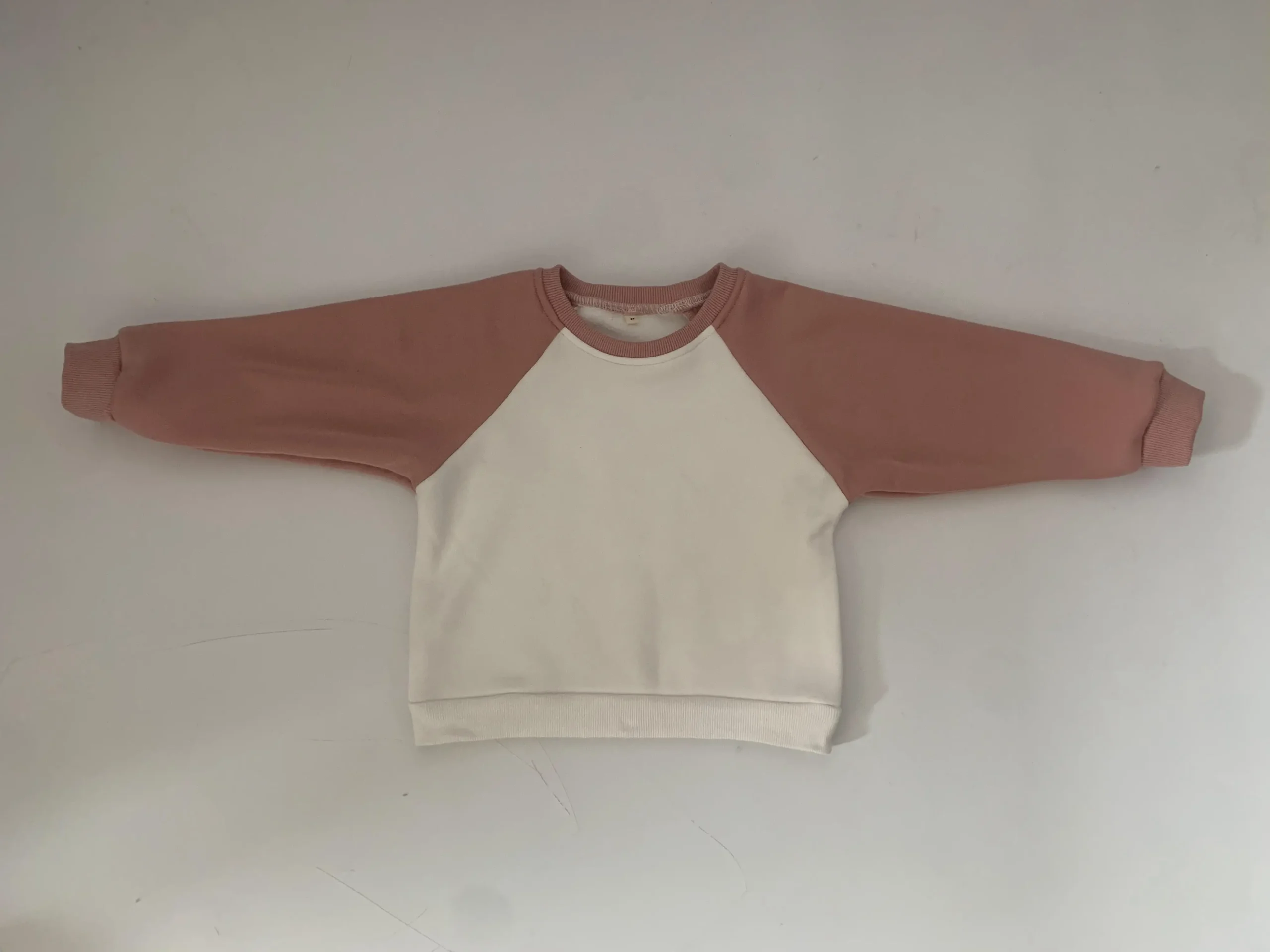 Infant Toddler Unisex Neutral Cozy Soft Crewneck Fleece Solid Color Sweatshirt Pullover Kids Clothing - Image 4