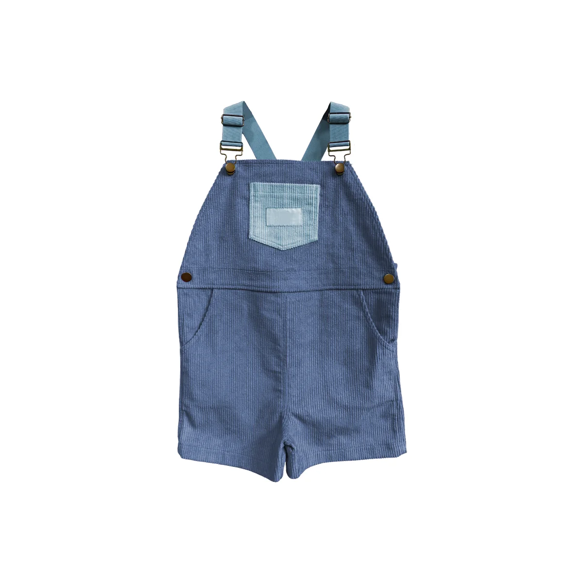 Customizable Short Corduroy Baby Rompers Unique Bright Sporty Casual Design Cool and Breathable for Kids - Image 2