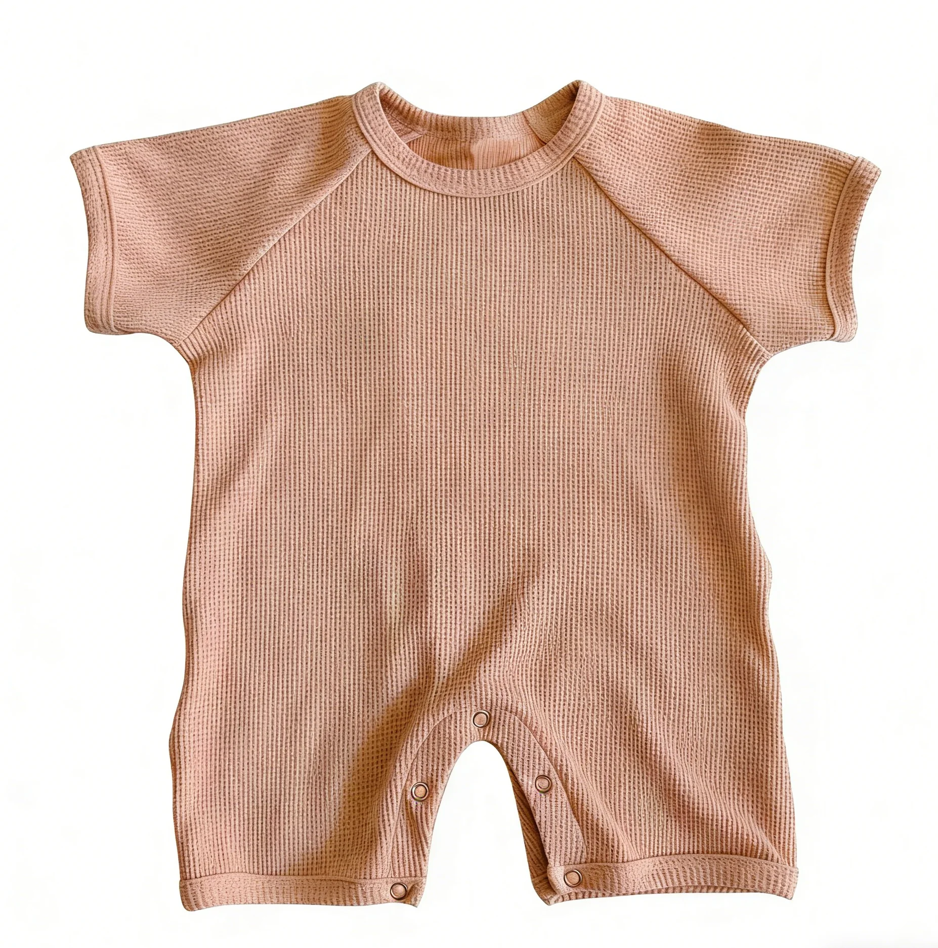 Summer Baby Romper Infant Short Sleeve Jumpsuit Waffle Short-sleeved Climbing Suit Romper for Children's Climbing Clothes - Image 6