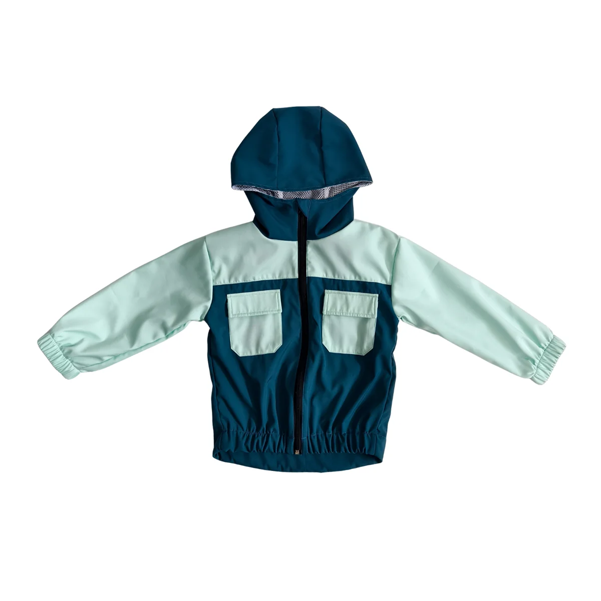 Wholesale Custom Baby Winter Jacket Long Sleeve Boy's Jacket Outwear with Zipper Clothes Coat Boys' Color-blocked Windbreaker - Image 2