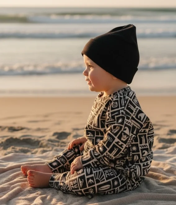 Vibe Unisex Baby Toddler Bamboo Lounge Set 2 Pcs Casual Set for Baby Kids Kids Clothes Set - Image 6