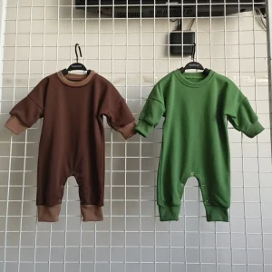 New 2024 Baby Clothes Girl Rompers Fashion Baby Boy Clothes Cotton Long Sleeve Toddler Romper Infant Clothes Jumpsuits
