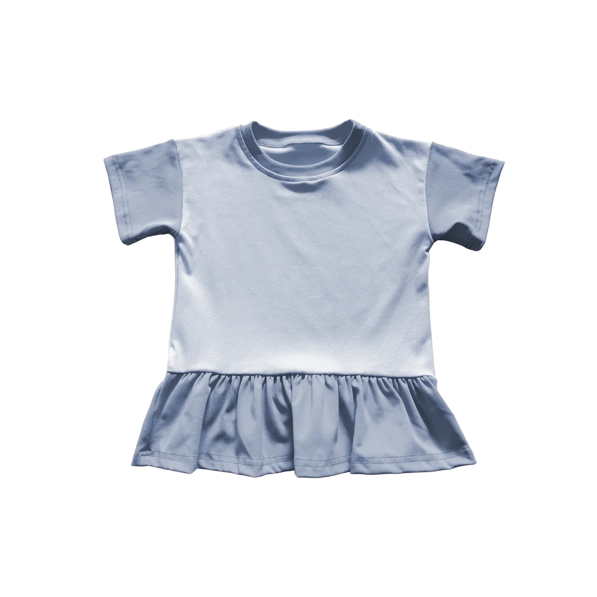 Summer Fashionable and Trendy Ribbed T-Shirt for Kids Cool Breathable Sweat-Absorbent and Washable Print Pattern - Image 2