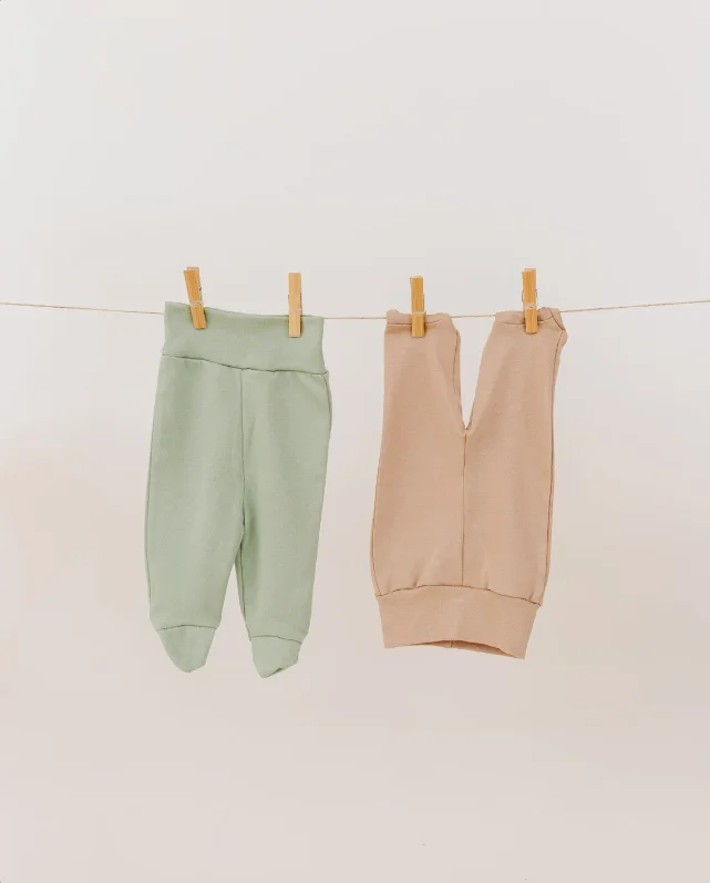 Baby Footed Pants Cotton Unisex Infant Footie Pants Cute New Born Clothes - Image 2