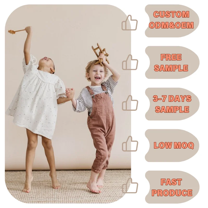 Dynamic and Fashionable Summer Kids' Long-Style Jumpsuit Trendy and Light Bamboo Fiber Romper for Babies - Image 6