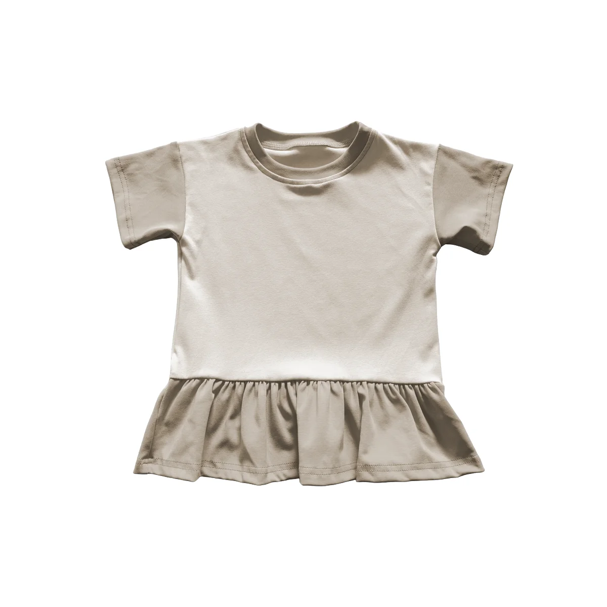 Summer Fashionable and Trendy Ribbed T-Shirt for Kids Cool Breathable Sweat-Absorbent and Washable Print Pattern - Image 4