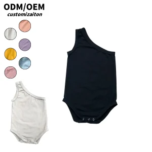 Hot Sale Dynamic Unique Innovative Short Sleeve Knitted Cotton Pullover for Kids Fashionable and Trendy Rompers