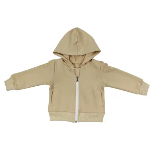 Wholesale Custom Color French Terry Long Sleeve Boy's Jacket Autumn Outwear with Zipper Baby Clothes Coat