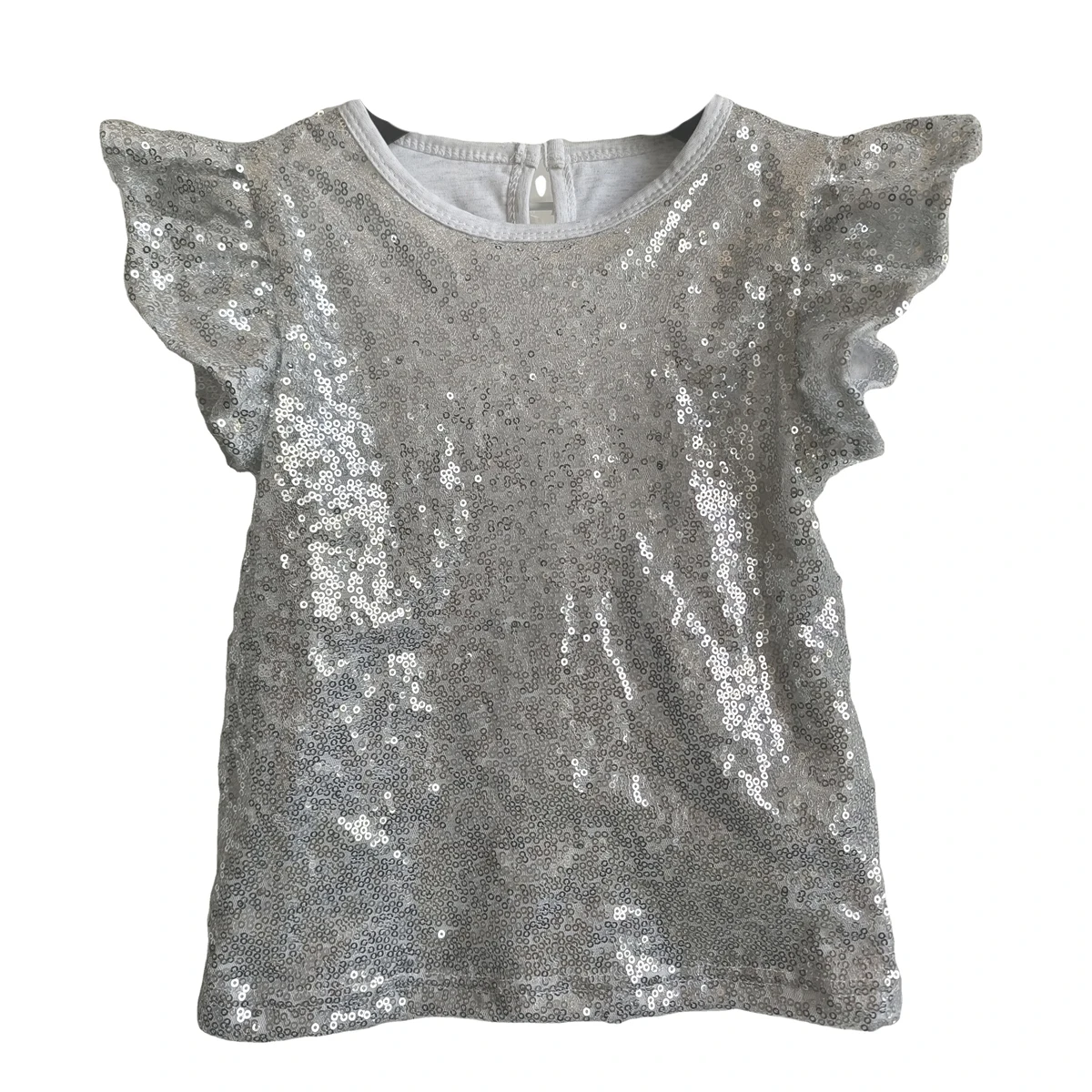 Silver Sequin Baby Girl Romper and T-shirt Toddler Rompers Newborn Baby Sisters Clothes Clothing - Image 4