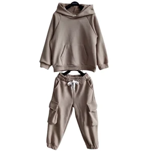 OEM Kids Clothes Set Baby and Toddler Girls' Sweatshirt Girl No Cap Crew-Neck Sweatshirt Long Sleeve Pullover Shirt