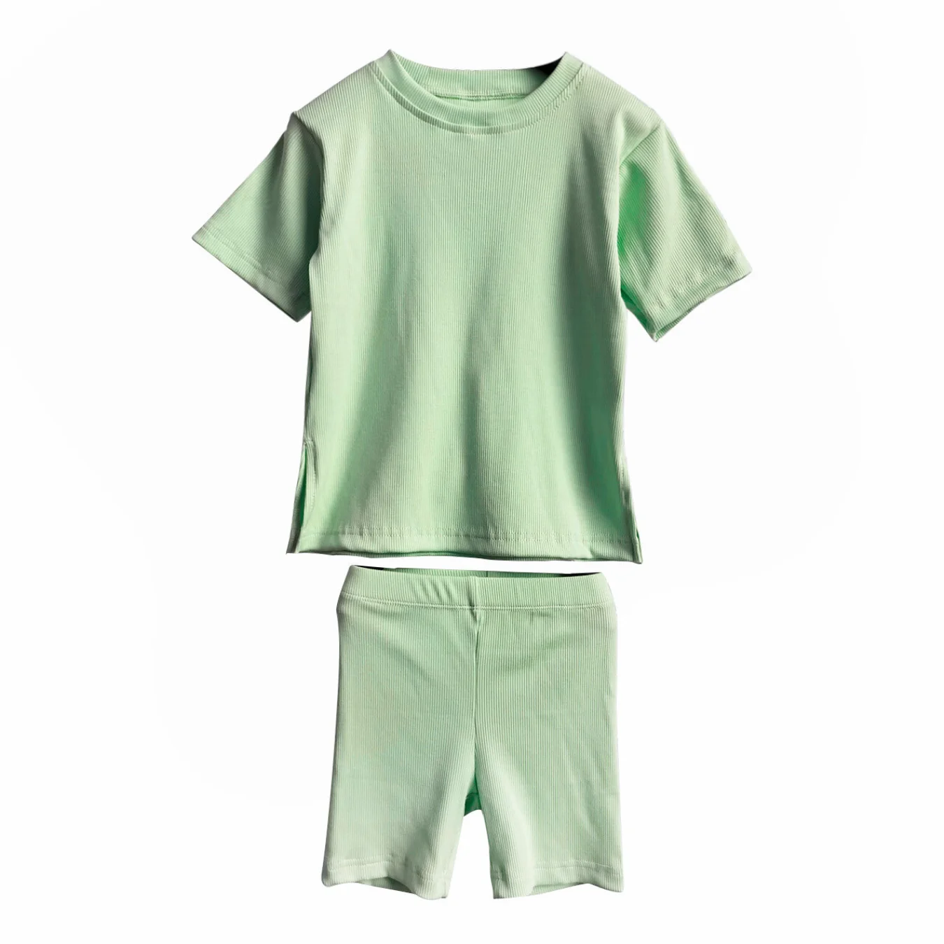 Hot Sale Dynamic Individualistic Kids Clothing Sets Bright Fashionable Short Style-Bamboo Fiber Trendy for Babies Set - Image 5