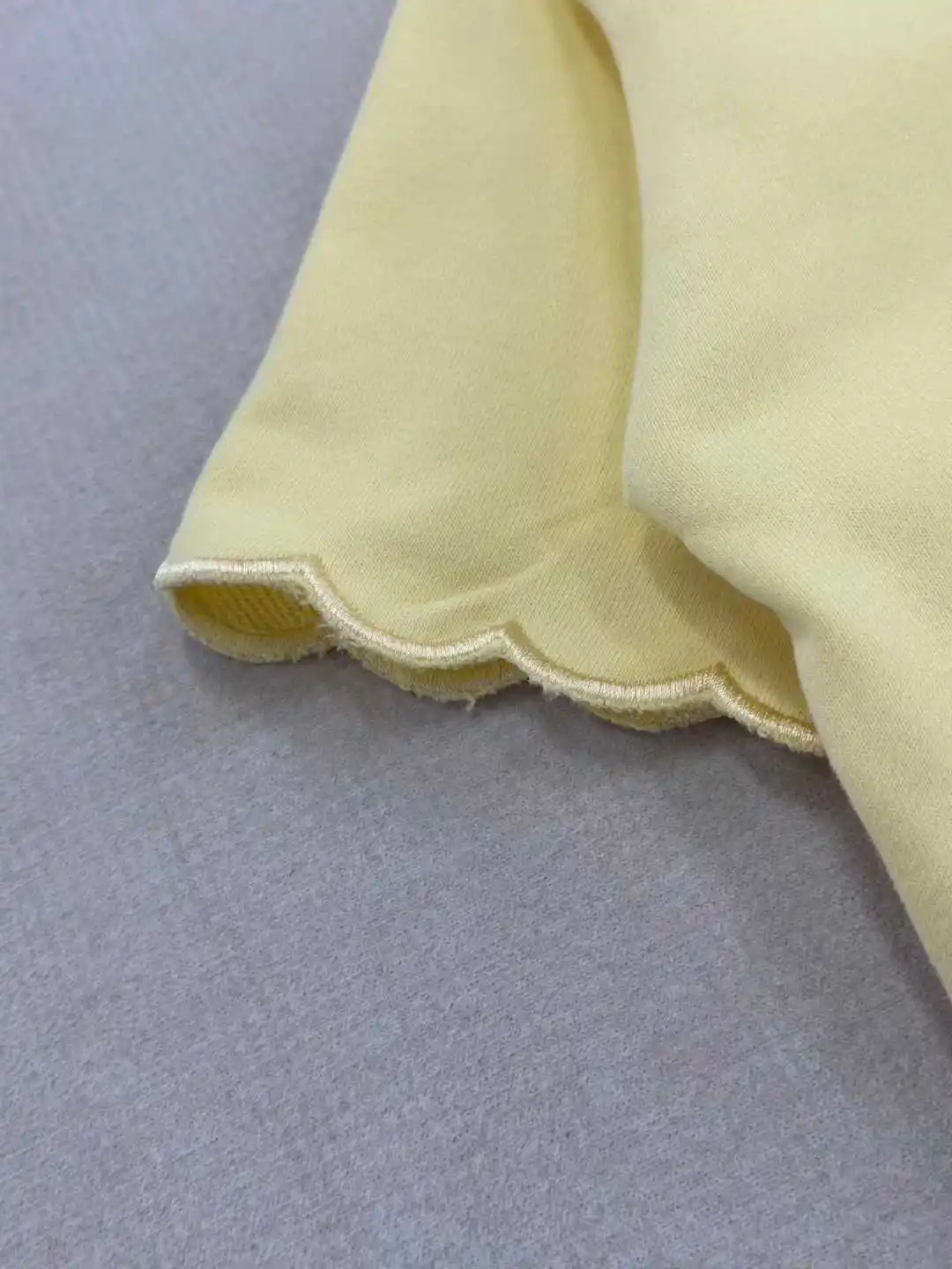 Top Selling Unisex Kids Candy Color Solid French Terry Scallop Sweatshirt Casual 2 Pcs Skirt Set for Baby Kids Kids Clothes Set - Image 5