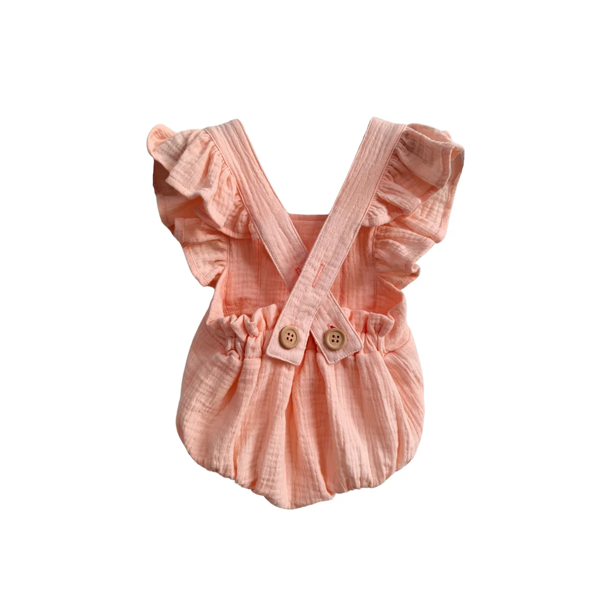 Customization Trendy Short Kids Rompers Comfortable Organic Crepe Crawling Wear Bright and Fashionable for Babies - Image 3