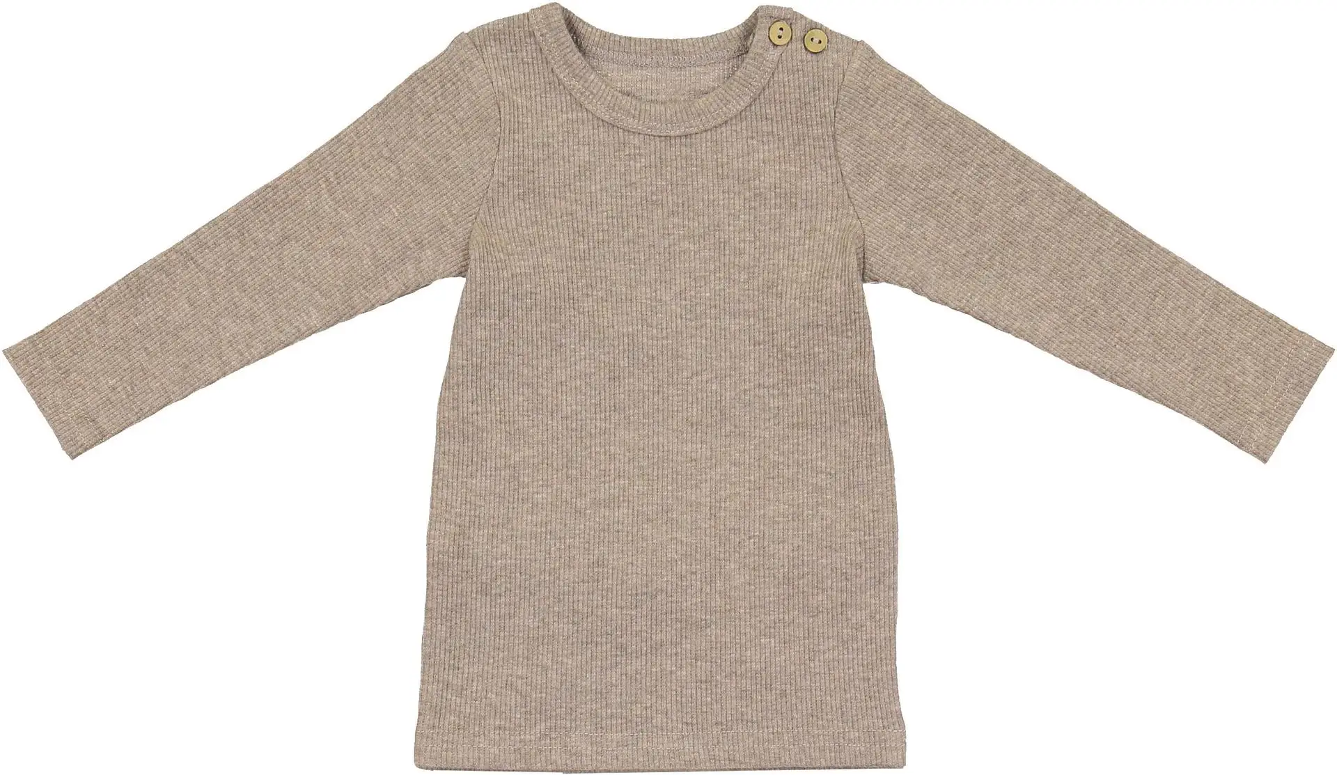 Toddler Kids Long Sleeve Knit Shirt Autumn Winter Blank Tee Tops Baby Boy Rid Cotton Raglan Tshirt - Image 5