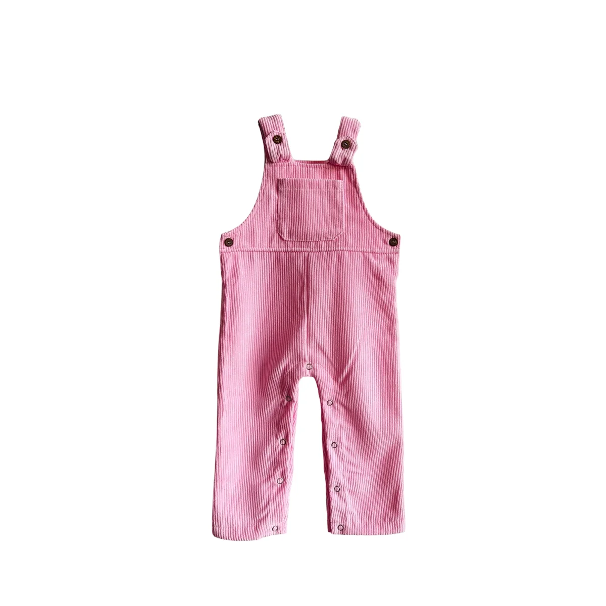Spring and Autumn Trendy Kids Sporty Casual Overalls Soft Corduroy Close-Fitting Baby Rompers Long Formal Style - Image 5