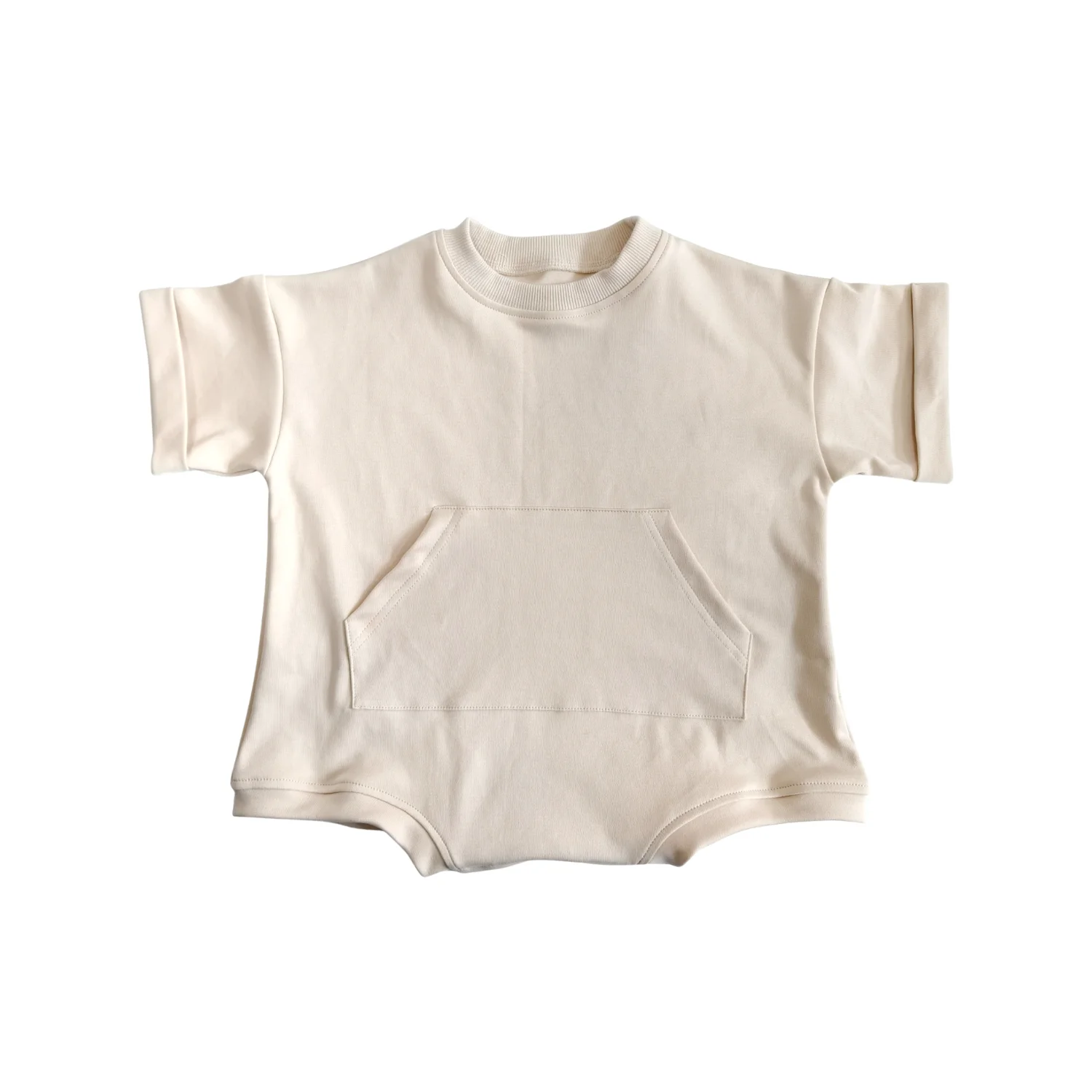 OEM Baby Clothing Baby Bodysuit,Short Sleeve Boys Girls Romper,100% Cotton Unisex Baby Clothes,Button Outfit - Image 2