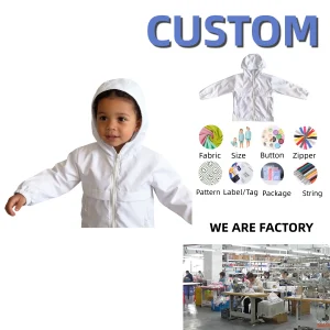 OEM Baby Clothing Boys Girls Softshell Jackets Waterproof Lightweight Coats for Hiking Travel Skiing Windbreaker