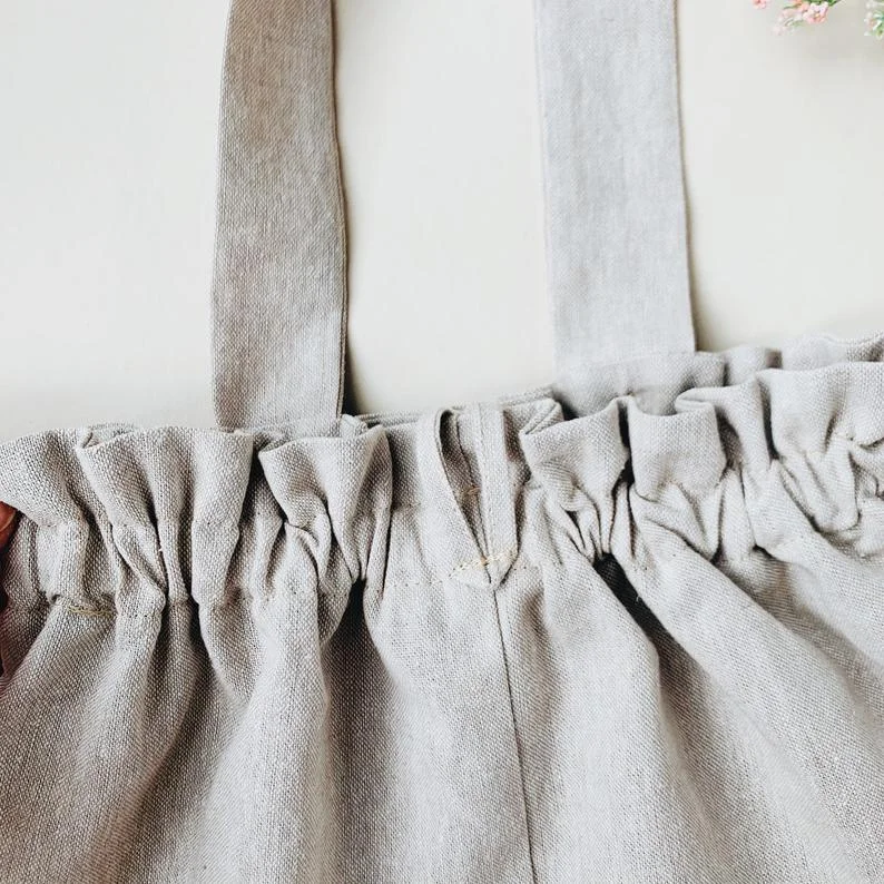 Summer Custom Girl Baby Cute Floral Suspenders Skirt Suit Pleated Lace Button Bow Suspenders Skirt - Image 5