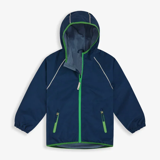 New All-Polyester Long-Style Coat for Kids Windproof and Warm with Lively Unique Design Bright Colors for Outwear - Image 5