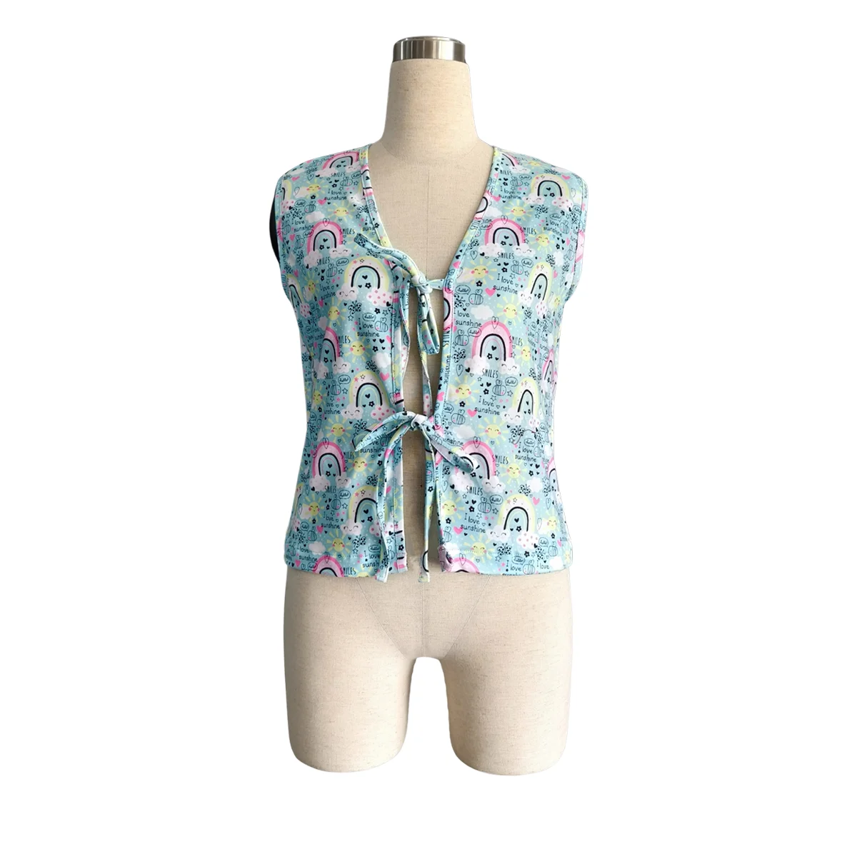 Custom Summer Women's Short-sleeved Blouse Women's Summer Shirt Milk Silk Fabric Sleeveless Soft T-shirt Adult Clothing - Image 4