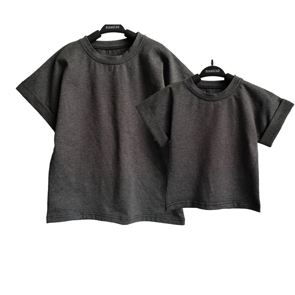 Custom Summer Casual Roll Short Sleeve Baby Toddlers Boy T-shirts Top