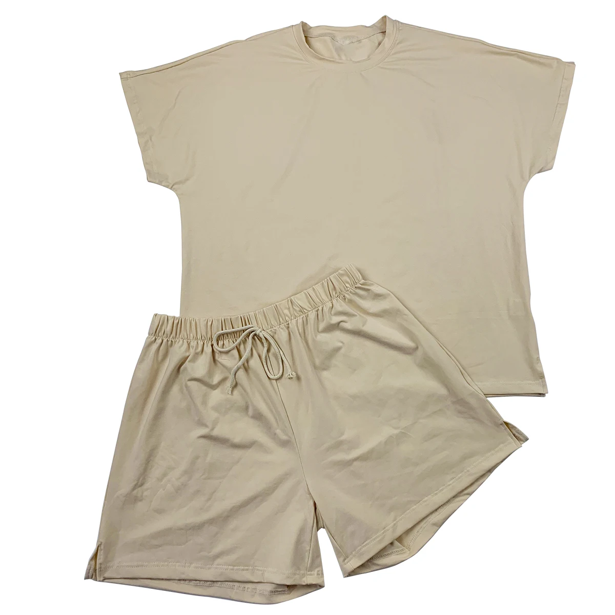 Great Quality Jersey Cotton Shirts Match Shorts Custom Color and Pattern Mommy and Me Sets for Summer