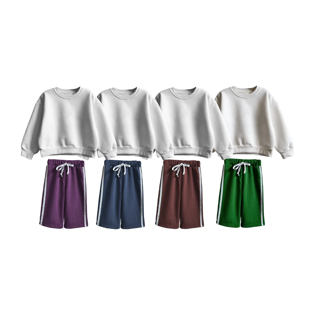 Autumn and Spring Kids' Sporty Casual Fashionable Clothing Set Trendy Close-Fitting and Soft Expo Velvet - Image 6