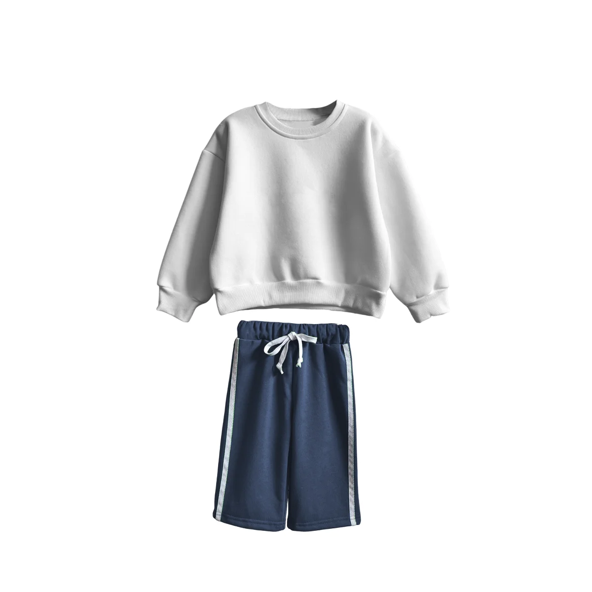 Autumn and Spring Kids' Sporty Casual Fashionable Clothing Set Trendy Close-Fitting and Soft Expo Velvet - Image 3