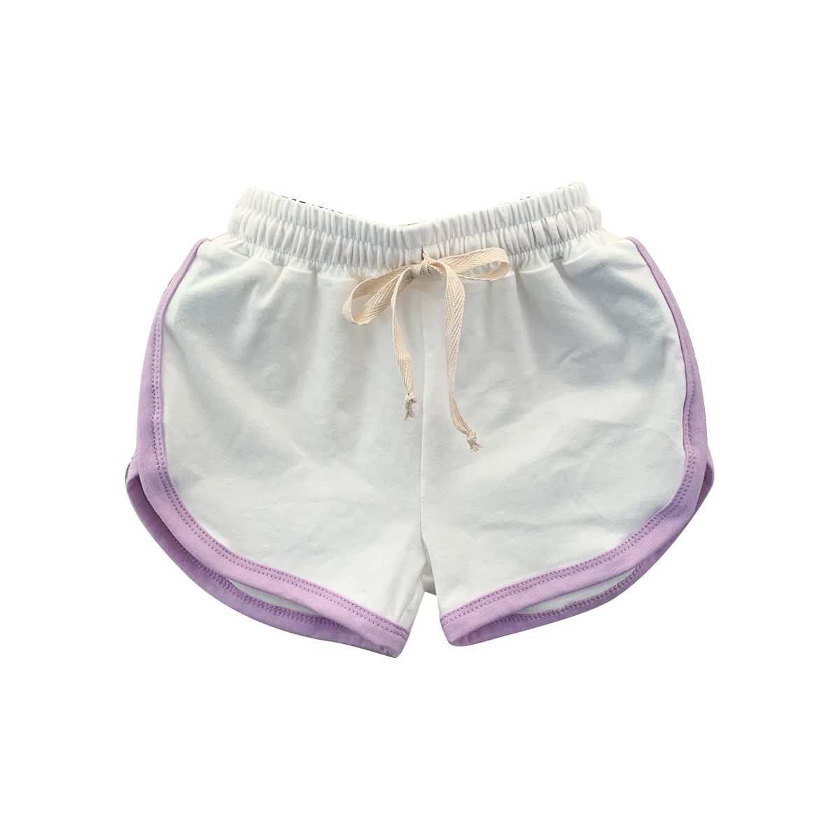 Custom Newborn Boys and Girls Summer Shorts Knitted Cotton Solid Color Sports Casual Shorts Fashion Baby Shorts - Image 2