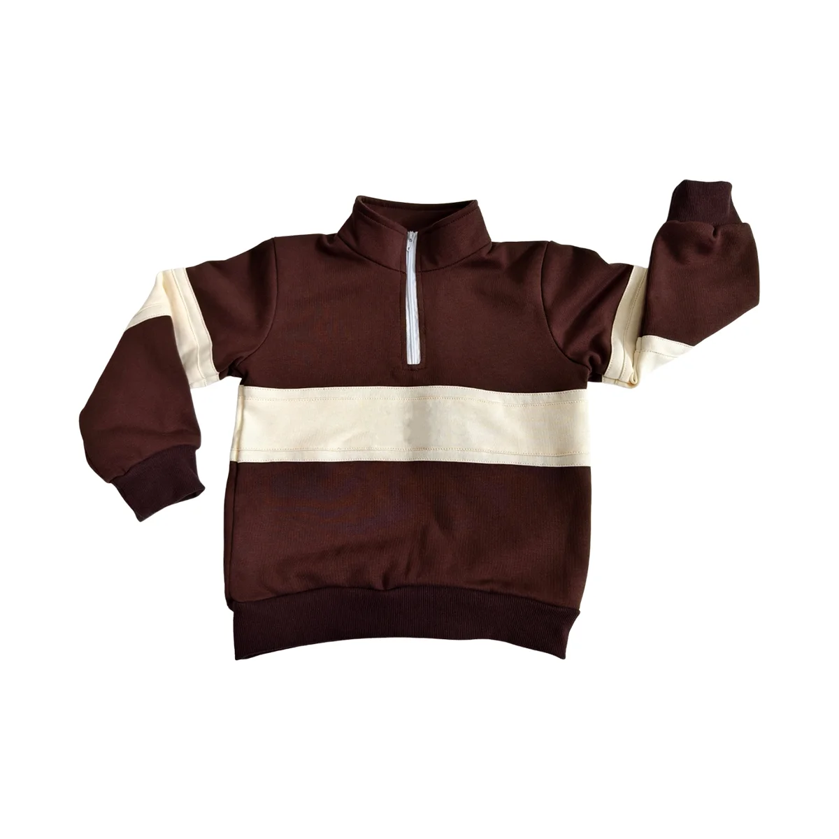 Wholesale Custom Sweater Cotton Crewneck Patchwork Hoodie for Boys Fashionable and Handsome Casual Style Baby Shirts & Tops - Image 5