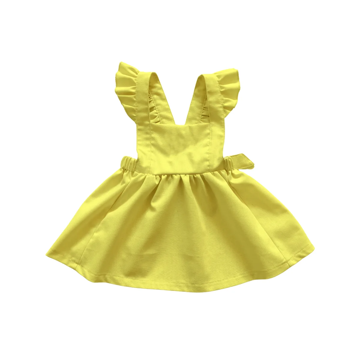 Elegant Summer Kids Short Dresses Bright and Fashionable Cotton and Linen Fairy Skirts for Girls - Image 3
