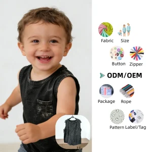 Custom Trendy Baby Vintage Solid T-Shirts Toddler Girl Casual Style Summer Quick Dry Breathable Short Sleeve Cool Clothes