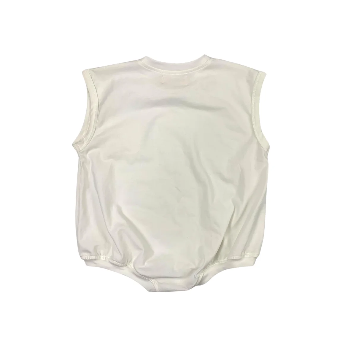 Factory Wholesale Jersey Cotton Solid Color Custom Pattern Breathable Sleeveless Baby Rompers for Summer - Image 5