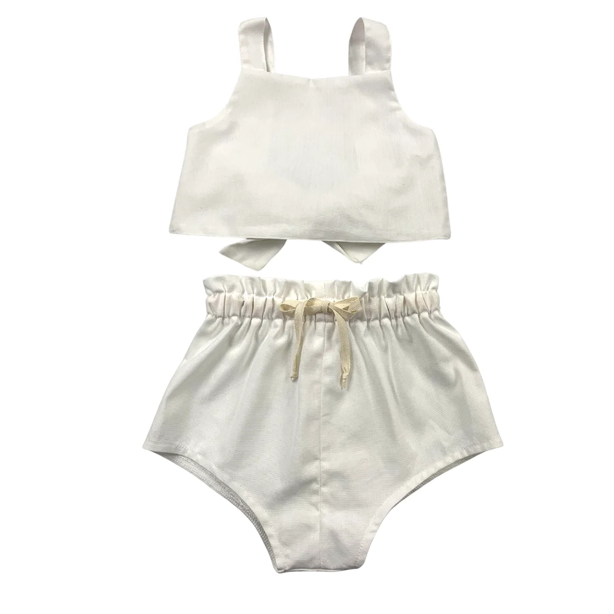 Factory Wholesale Jersey Cotton Solid Color Custom Pattern Breathable Sleeveless Baby Rompers for Summer - Image 6