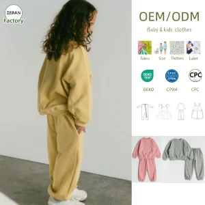 Comfortable Kids Set Children's Long-sleeved Pullover Set Spring Long Sleeve T-Shirt Pants Baby Clothing Set for 0-8T