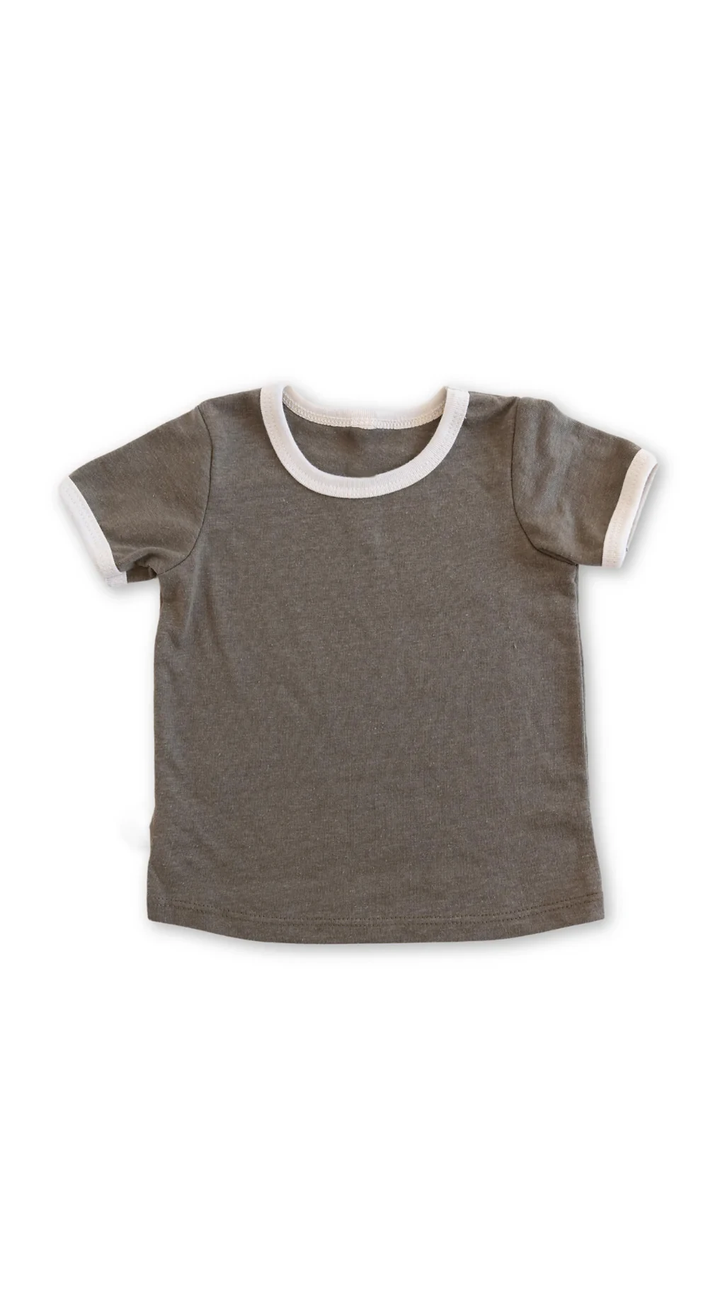 Newly Designed Boutique Summer T-shirt Custom Color-blocked Baby Knitted T-shirt Short Sleeve Tops - Image 4