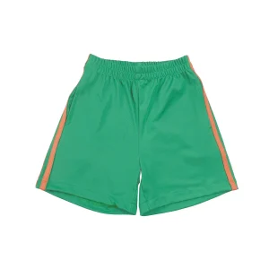 Boy Track Shorts Summer Kids Sports Shorts with Side Stripe Elastic Waist Sprint Shorts
