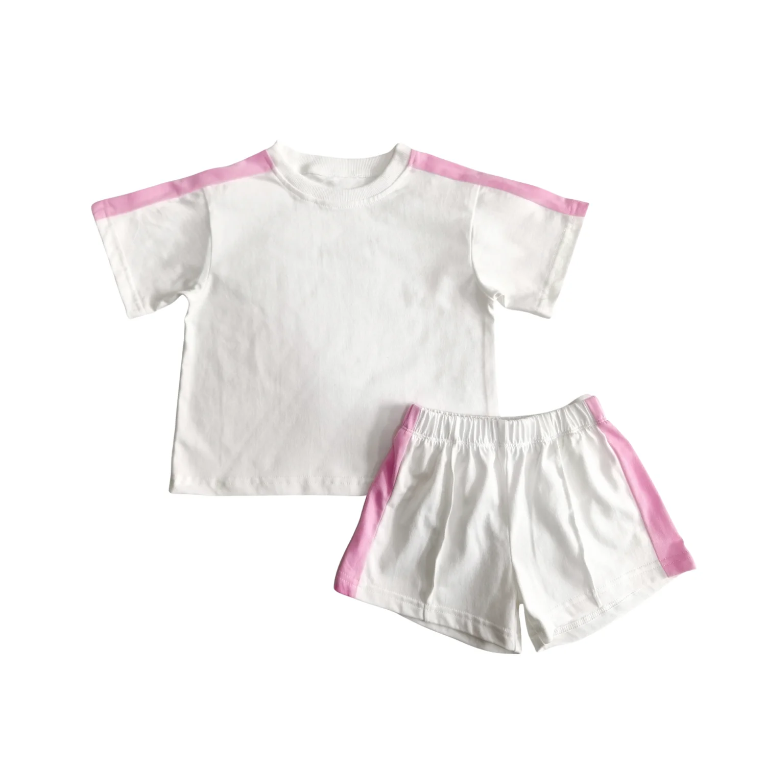 Summer Cozy 2-Piece Clothing 100% Cotton Set Baby Outfit Children's Set Children's Suit Shirt & Shorts Set for Kids' 0-8T - Image 4